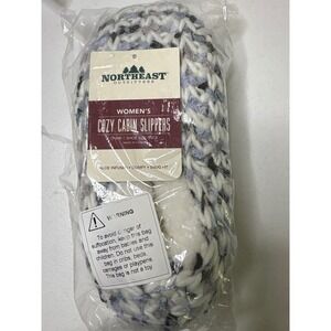 Northeast Outfitters Cozy Cabin Slippers Women's Size S/M Chunky Blue‎